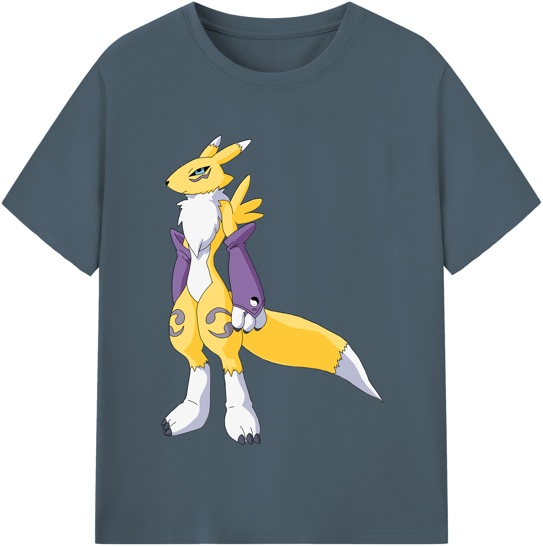（画像用） Digimon デジタルモンスター/デジモン 綿100％半袖Tシャツ（フロントプリント）
